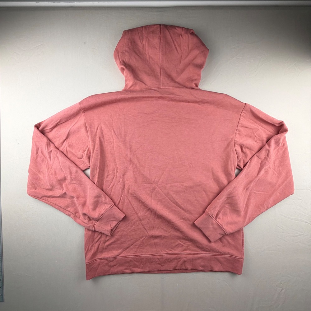 Softies Lounge Set Hoodie Jogger Women Medium Pink Solid Knit 2 Piece Loungewear - Picture 3 of 9